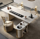 Trueliving Historical Wood Office Table Living Room H 14 x W 33 x D 33